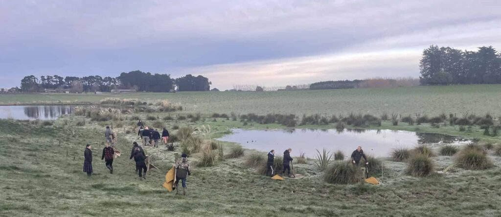 Y12 Agri Trip Planting Wetlands